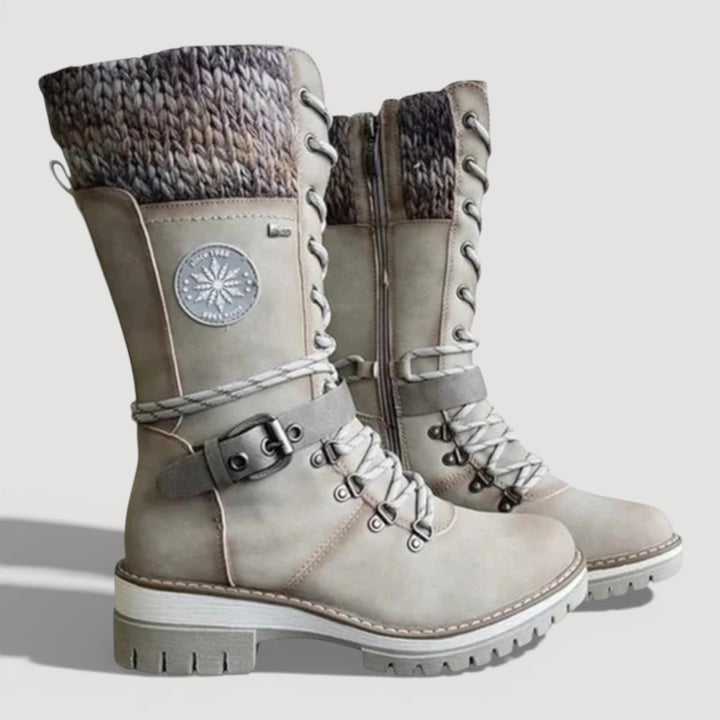 FARAH – WINTER LACE-UP BOOTS