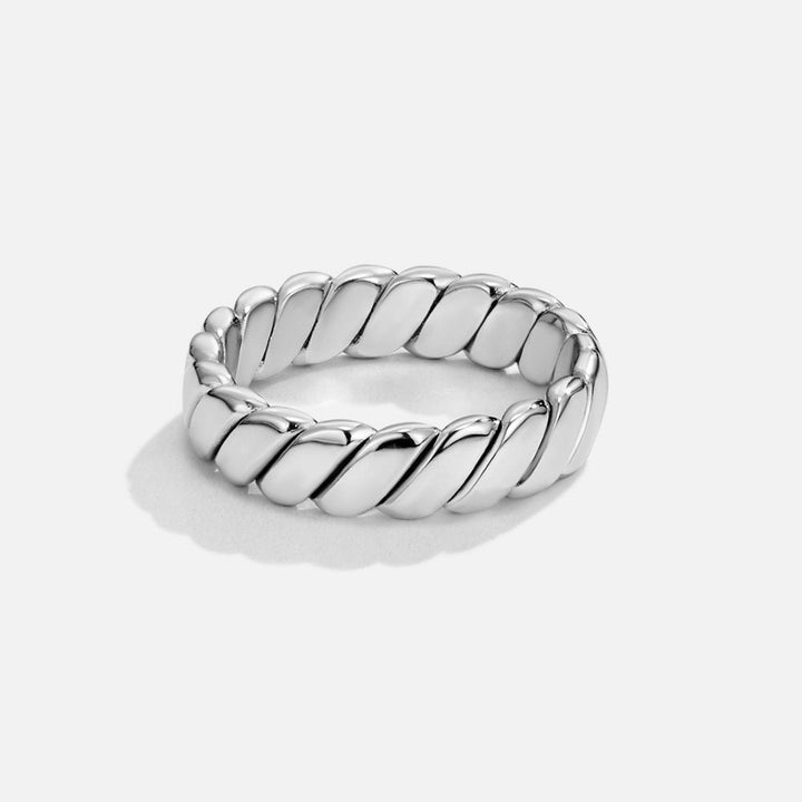 THALIA – TWISTED SILVER RING